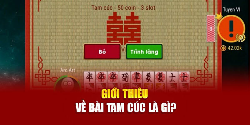 Bộ bài Tam Cúc đầy đủ với thiết kế đỏ đen truyền thống quen thuộc.