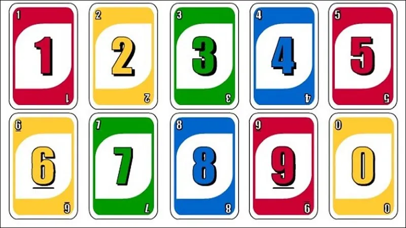 Bộ bài Uno gồm 108 lá với thiết kế màu sắc bắt mắt và luật chơi đơn giản.