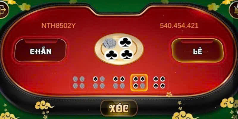 Giao diện nhà cái xóc đĩa uy tín hiển thị công khai kết quả với dealer thật.